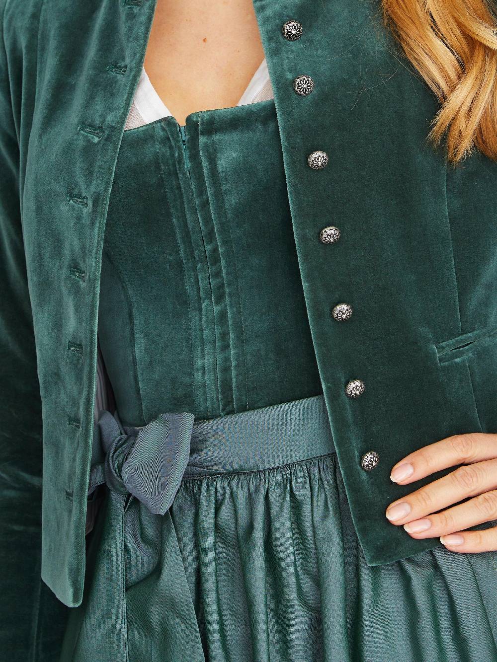 Limberry Eucalyptus-Grüner Trachtenjanker - PHILIPPA EUCALYPTUS