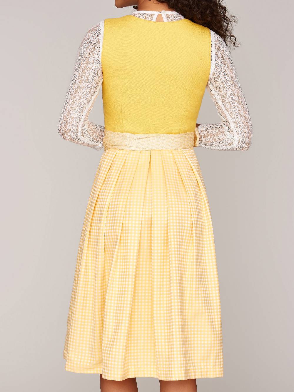 Limberry Gelbes Dirndl Mit Leinen-Mieder - MIRANDA YELLOW