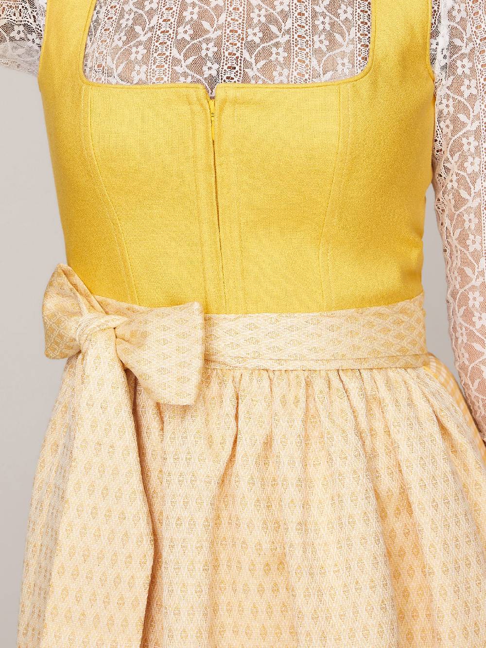 Limberry Gelbes Dirndl Mit Leinen-Mieder - MIRANDA YELLOW