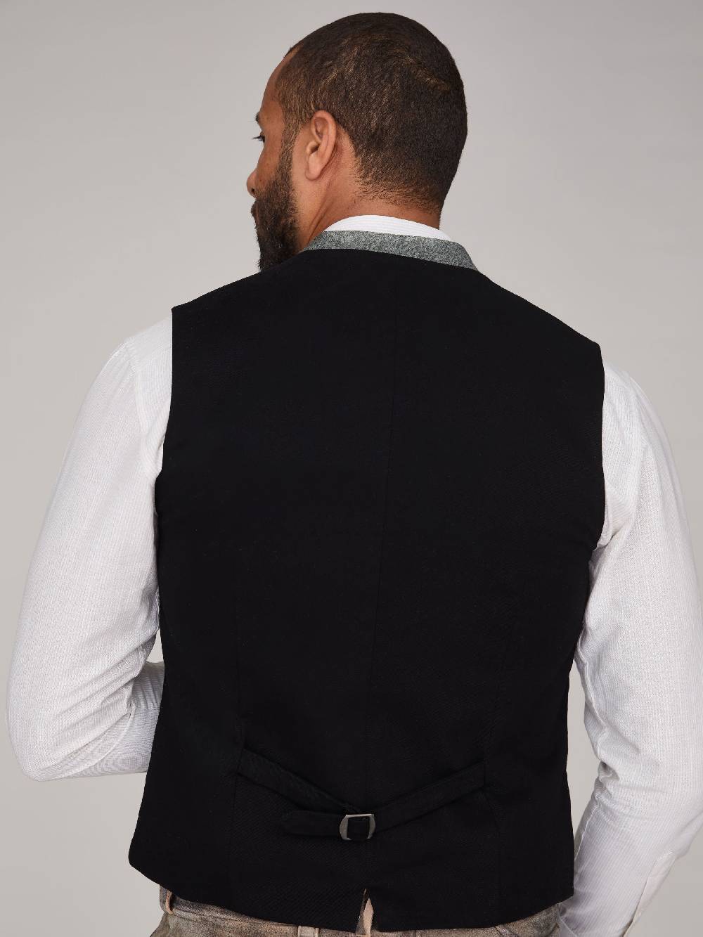 Limberry Gemusterte Trachtenweste In Grün - MATTEO LIGHT EUCALYPTUS