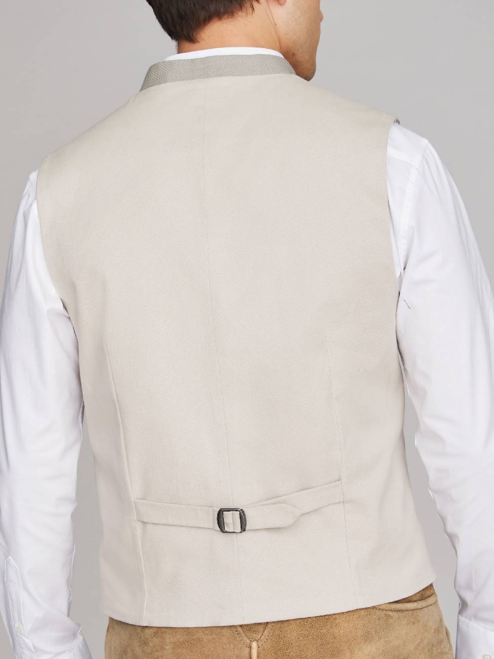 Limberry Grau-Beige Trachtenweste - JULES DARK OYSTER