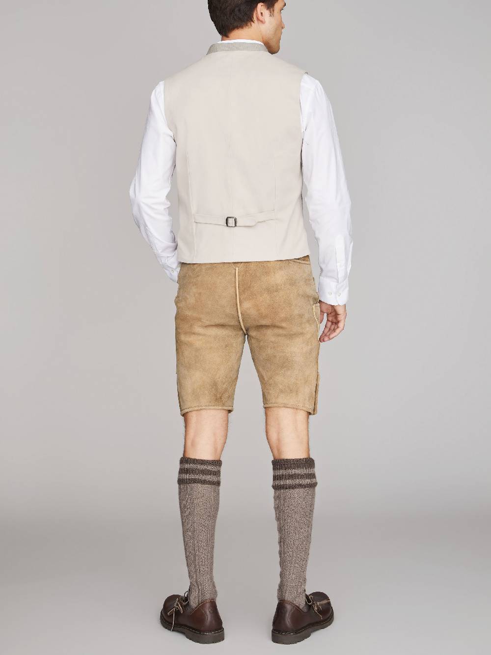 Limberry Grau-Beige Trachtenweste - JULES DARK OYSTER