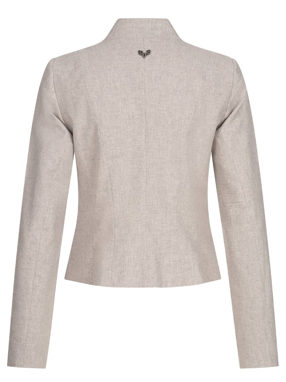 Limberry Grau-Beiger Trachtenjanker Aus Loden - TIFFANY LODEN LOVELY GREIGE