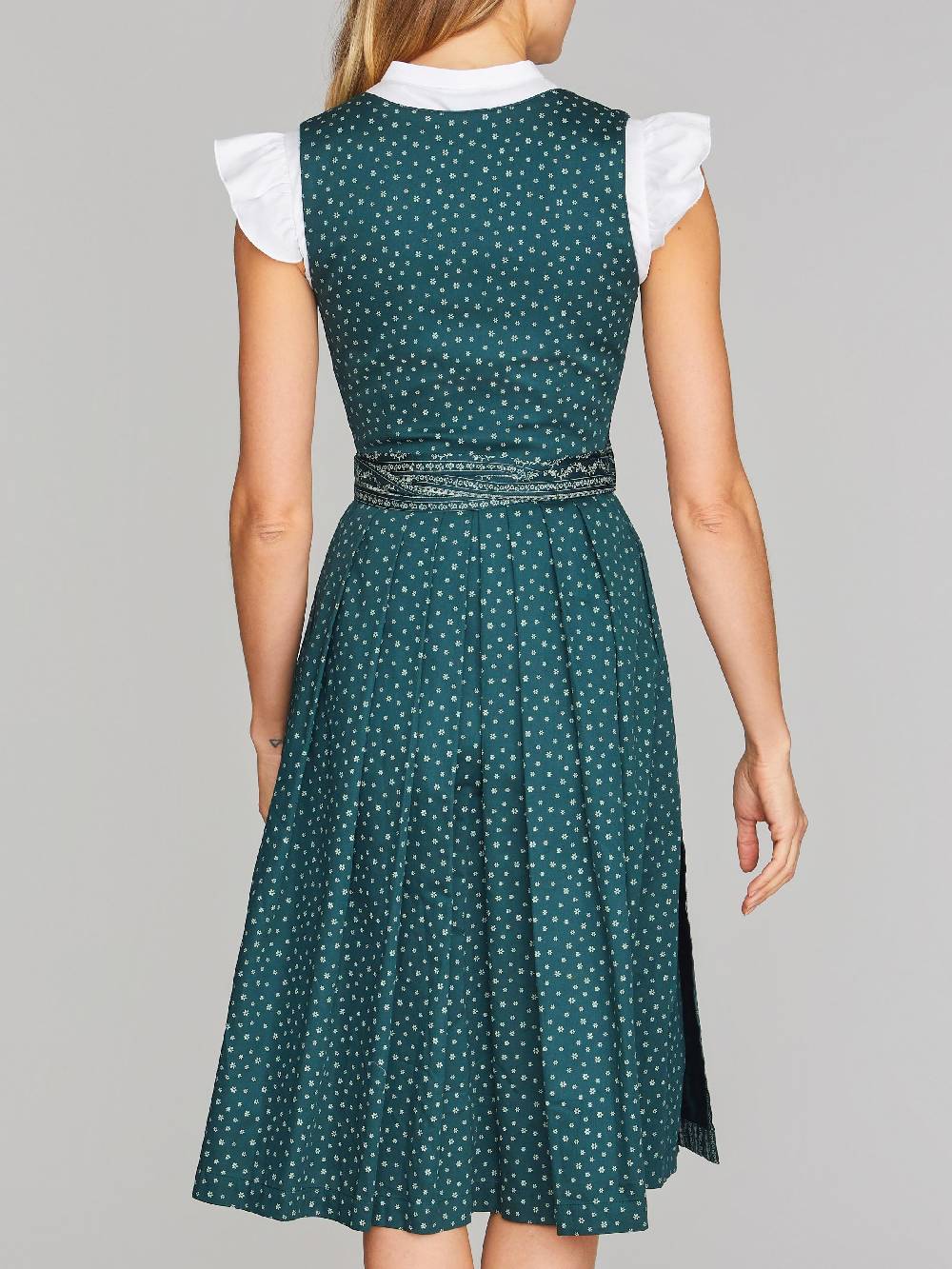 Limberry Grünes Waschdirndl Mit Streublumen - OPHELIA EMERALD