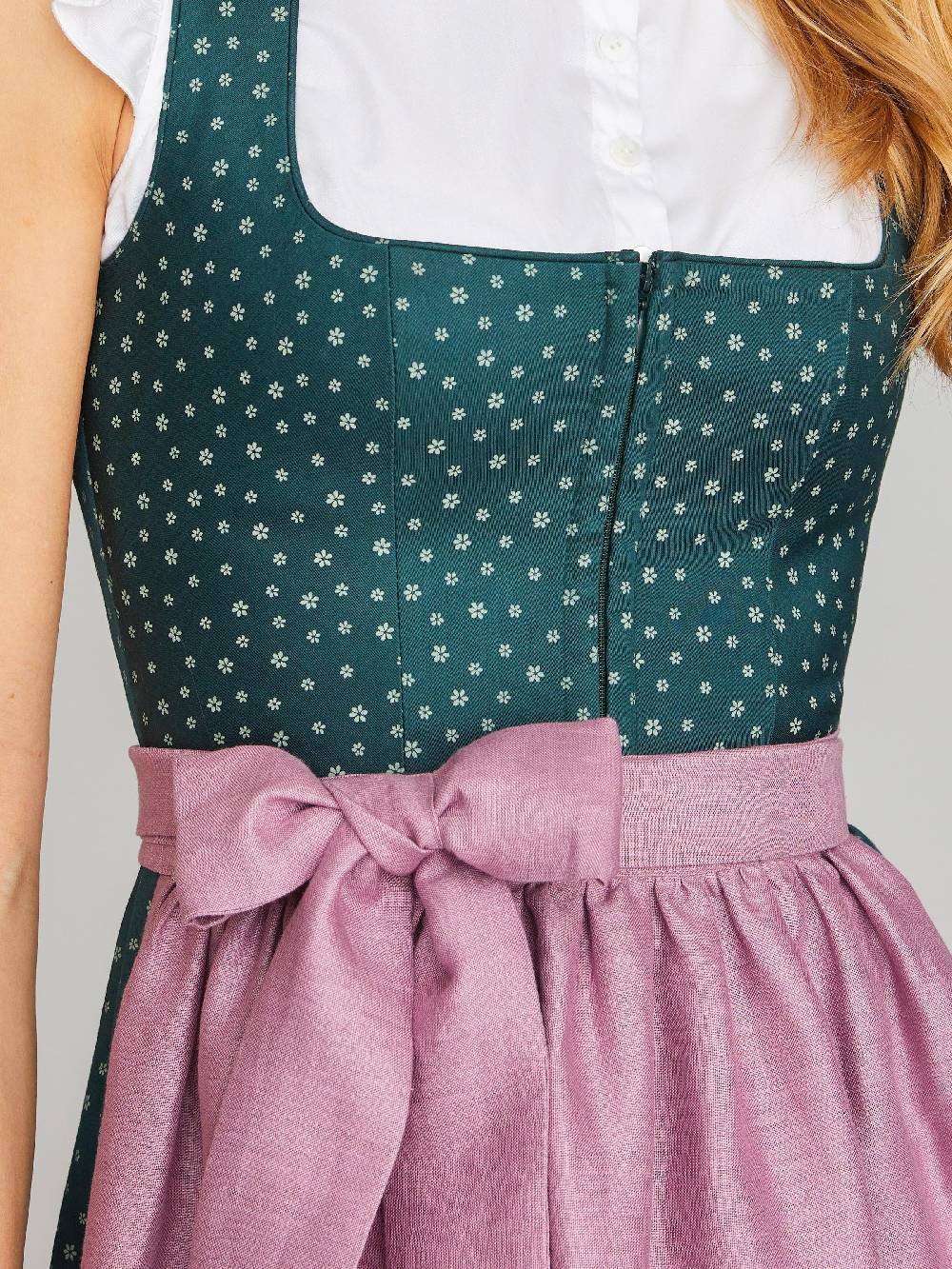 Limberry Grünes Waschdirndl Mit Streublumen - OPHELIA EMERALD