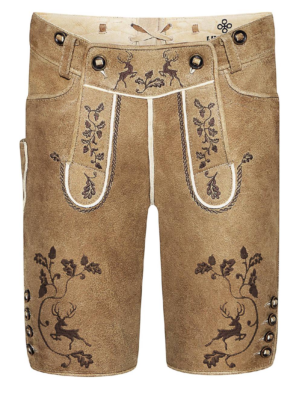 Limberry Hellbraune Hirsch-Lederhose - LUDWIG HELLBRAUN