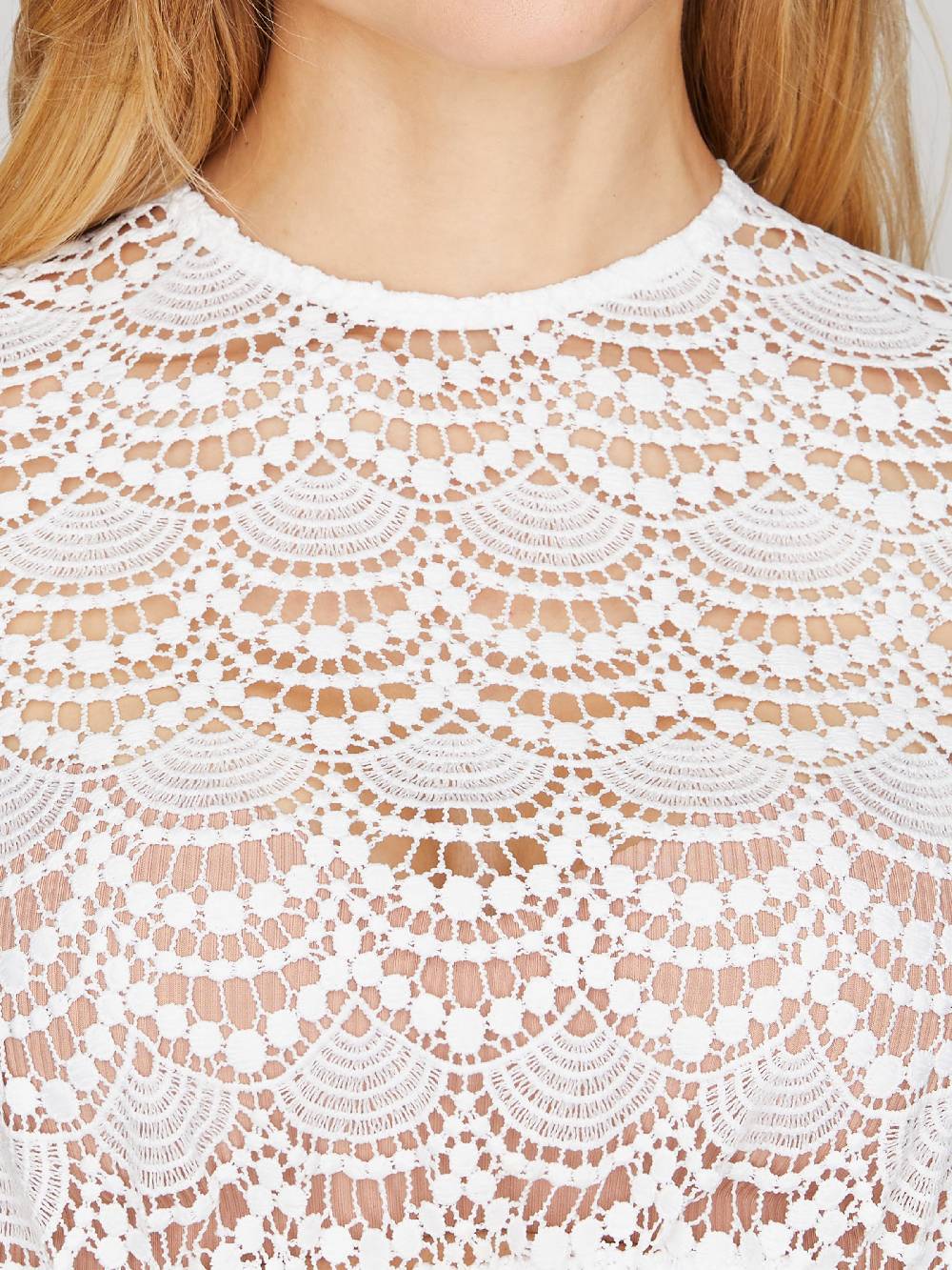 Limberry Hochgeschlossene Dirndlbluse Aus Spitze - GIANNA