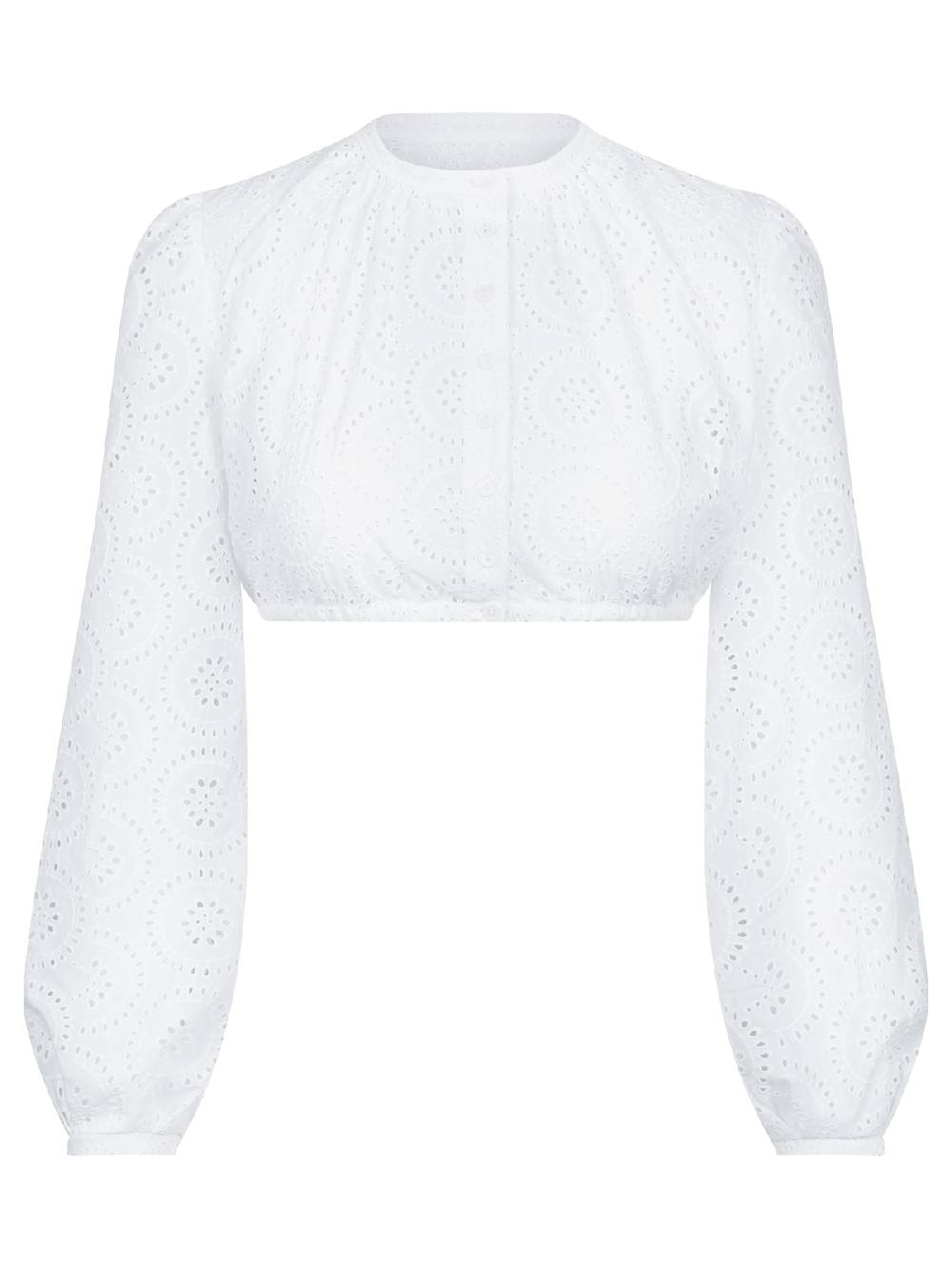 Limberry Hochgeschlossene Dirndlbluse Mit Ballonärmeln - ELLA BALLONARM