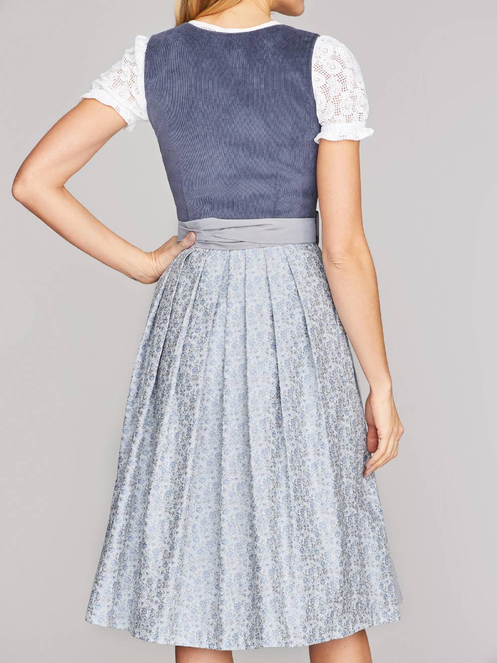 Limberry Indigo-Blaues Dirndl Mit Cord-Mieder - CAMILLE INDIGO SKY