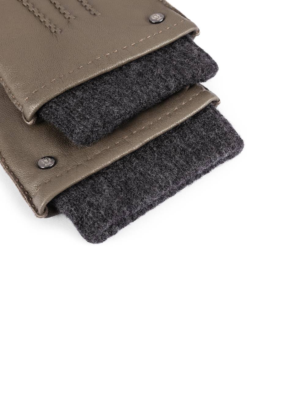 Limberry Khakifarbener Handschuhe Mit Woll-Manschette - METZ KHAKI