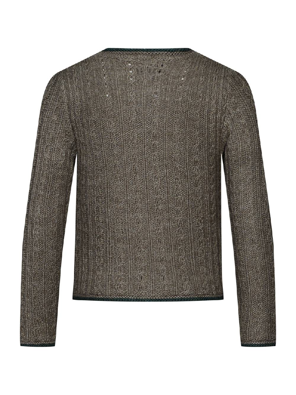 Limberry Kinder Strickjacke Aus Hellbrauner Schurwolle - STEYR BRAUN