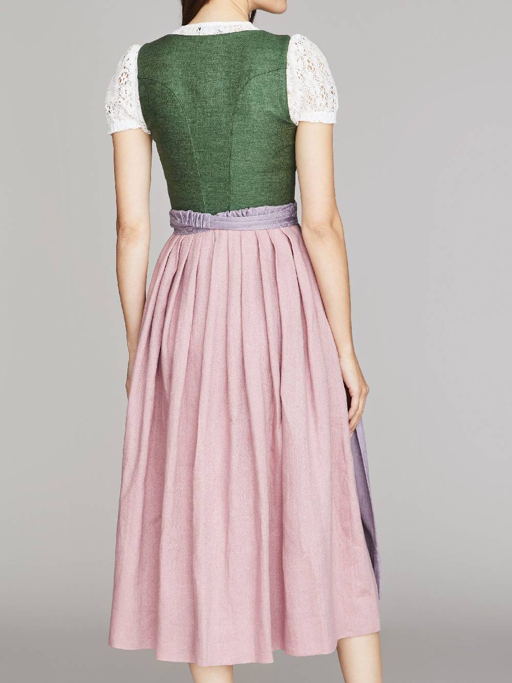 Limberry Kleegrünes Dirndl Aus Leinen - ANNABELLE KLEEGRÜN