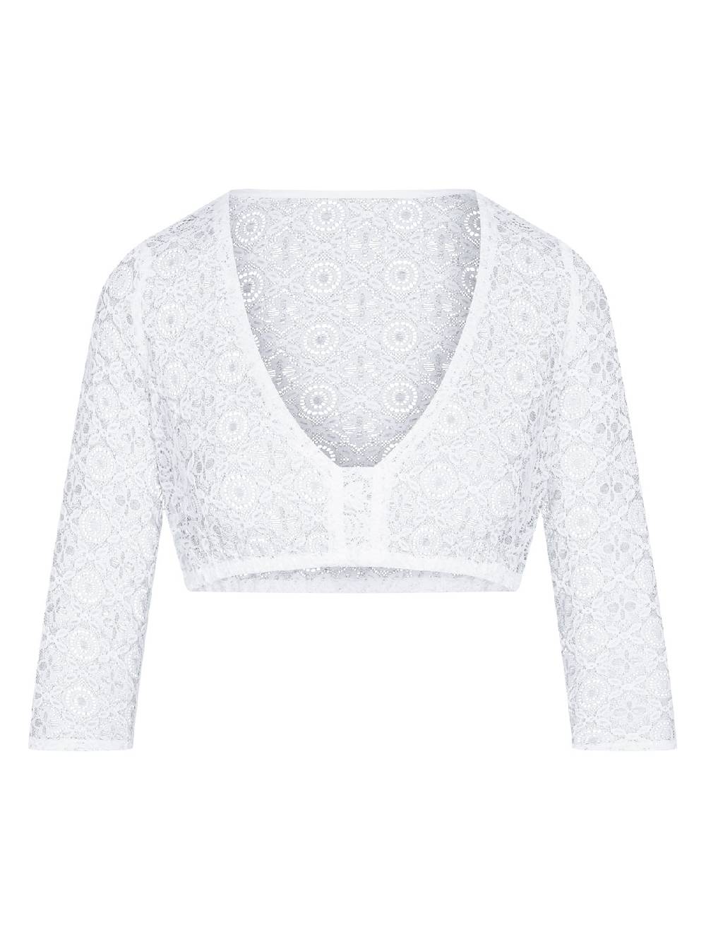 Limberry Langarm-Dirndlbluse Mit V-Ausschnitt - KÄTHE