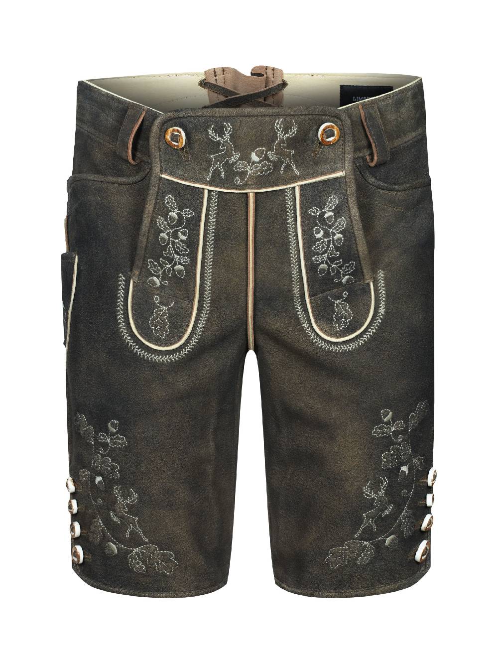 Limberry Antikbraune Lederhose - FRANZ