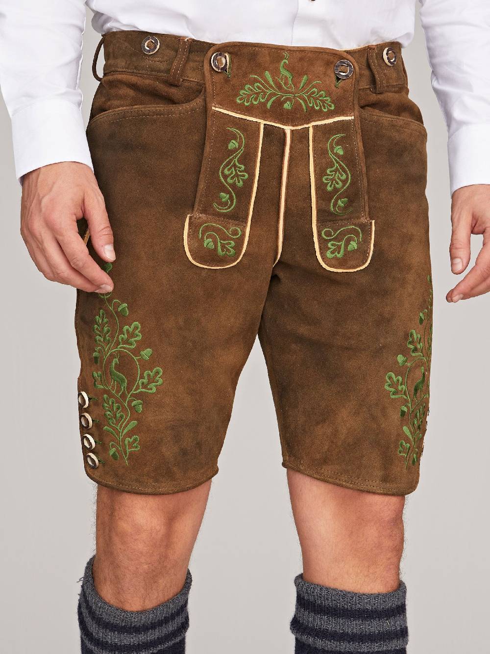 Limberry Antikbraune Lederhose - LUDWIG ANTIKBRAUN