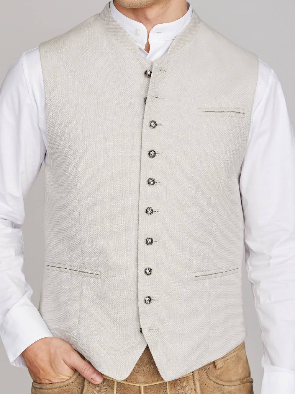 Limberry Beige Trachtenweste - JULES DELICATE BEIGE