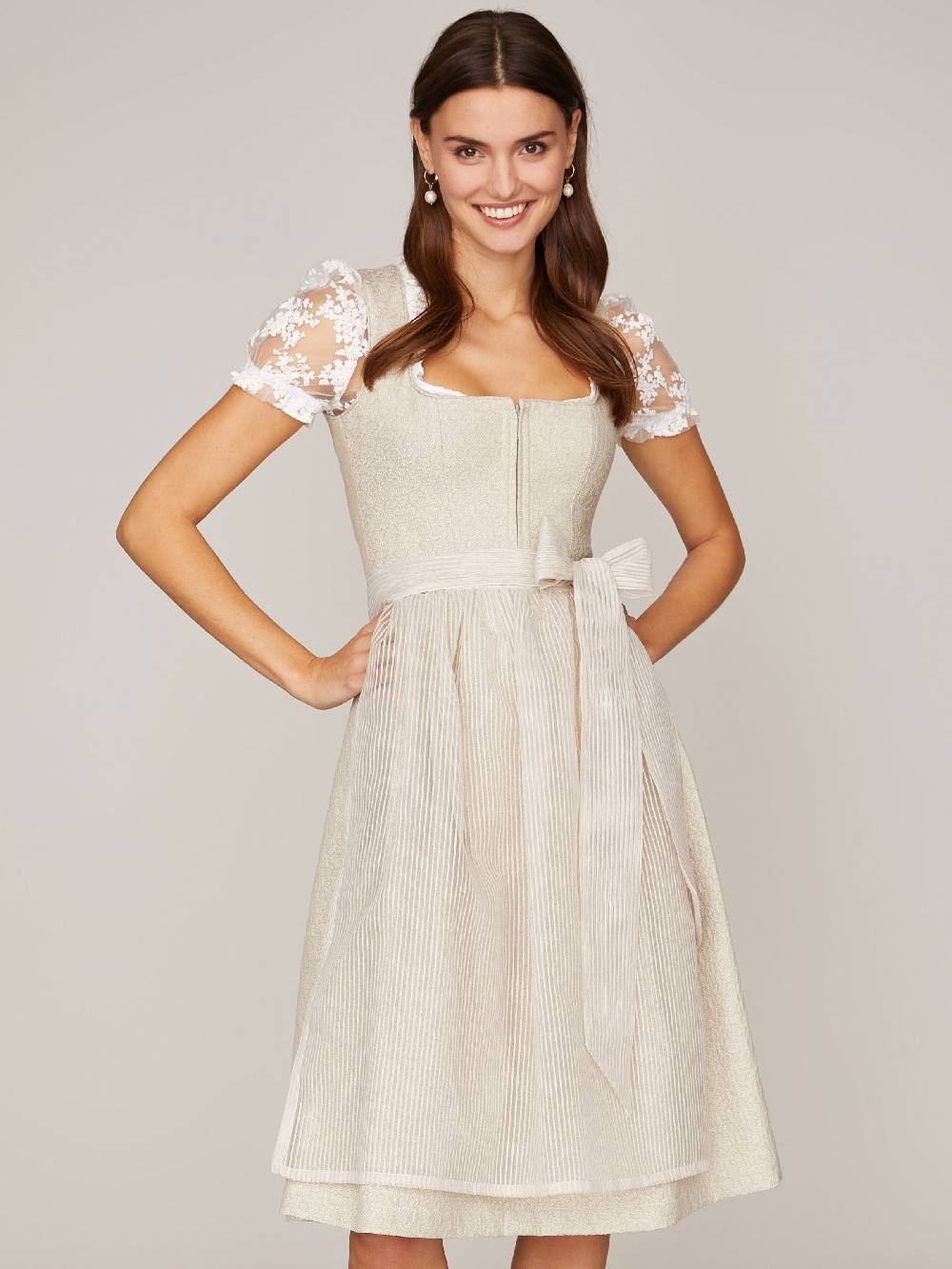 Limberry Beigefarbenes Dirndl - EMMA IVORY