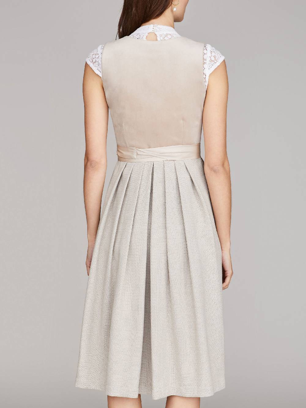 Limberry Beiges Samtdirndl - RUTH SANDSTONE