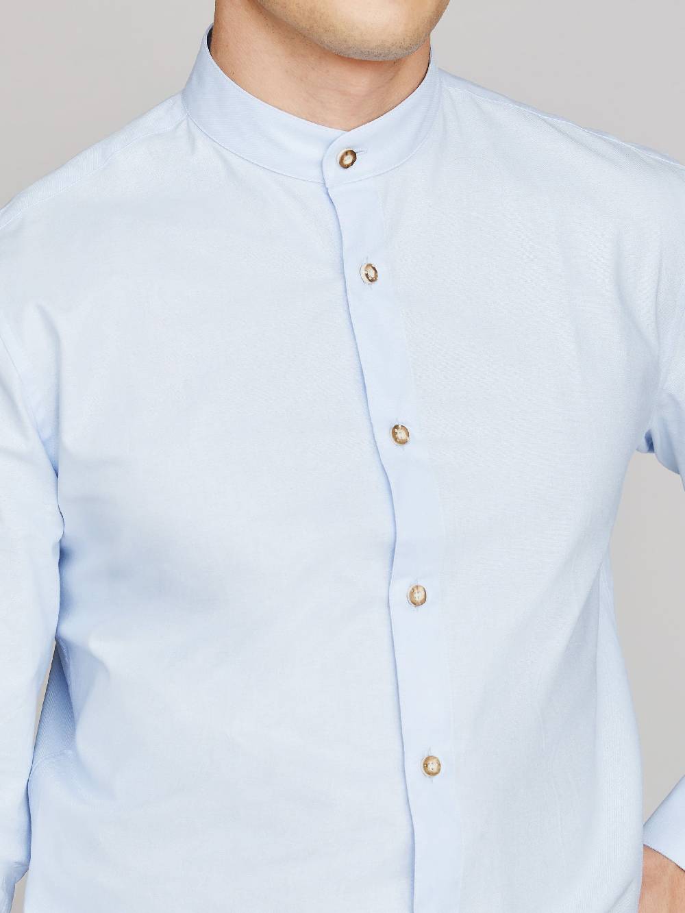 Limberry Blaues Trachtenhemd - ANTON BLAU