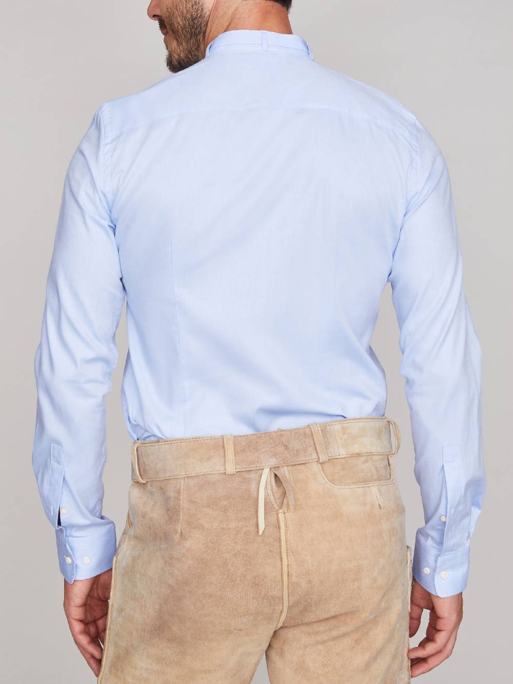 Limberry Blaues Trachtenhemd - LENZ TAUBENBLAU