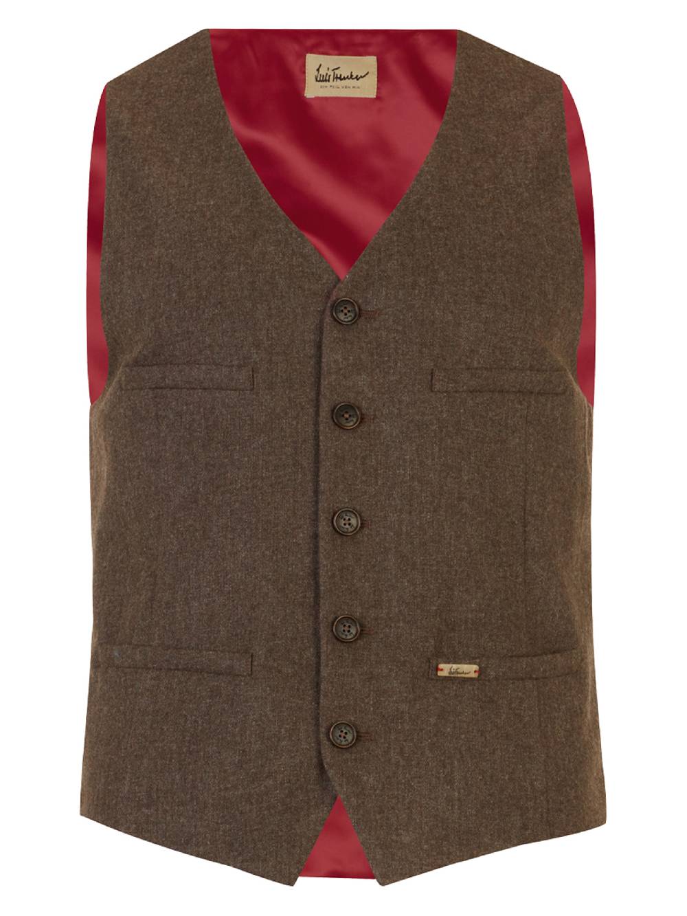 Limberry Braune Trachtenweste - SEBASTIAN BRAUN
