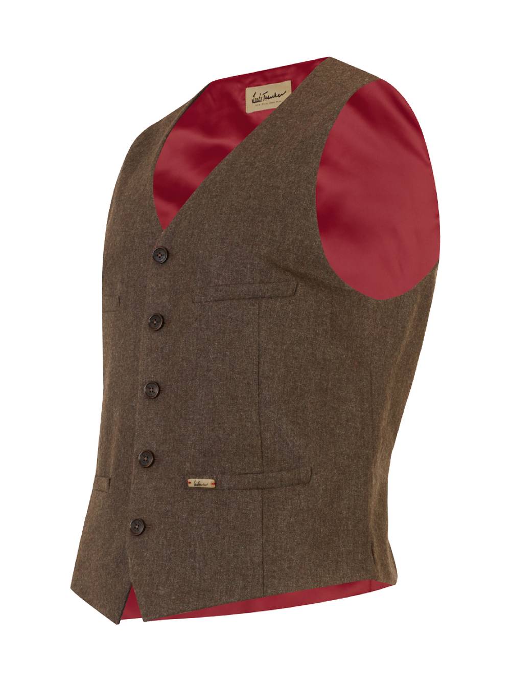 Limberry Braune Trachtenweste - SEBASTIAN BRAUN
