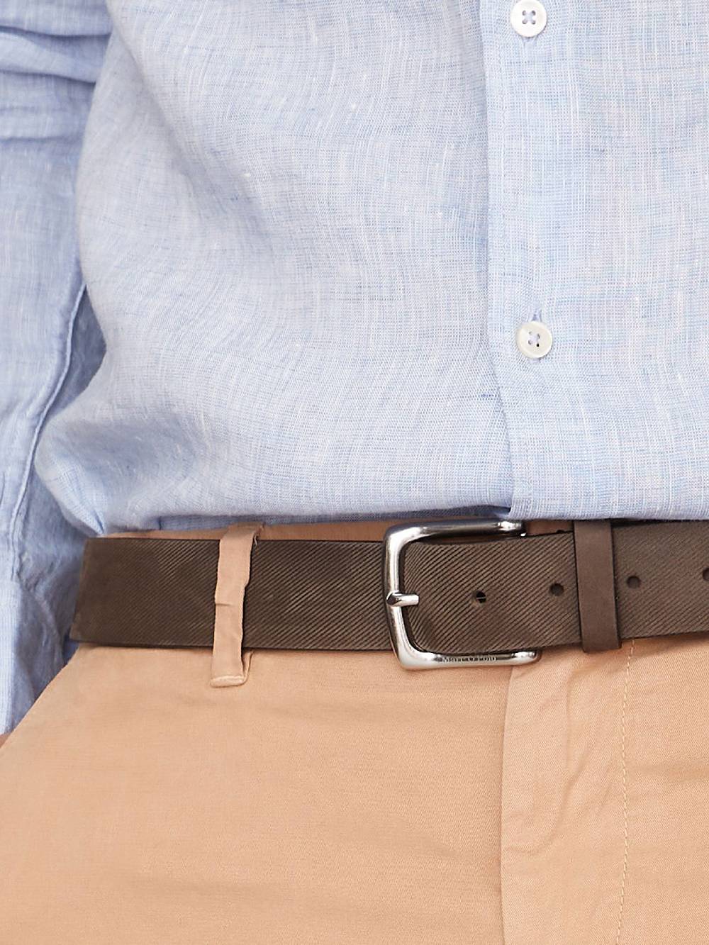 Limberry Brauner Gürtel Aus Leder - 221809203034_798