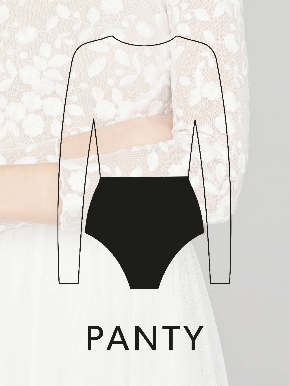 Limberry Braut-Body Mit Blumen-Spitze - ELLEN