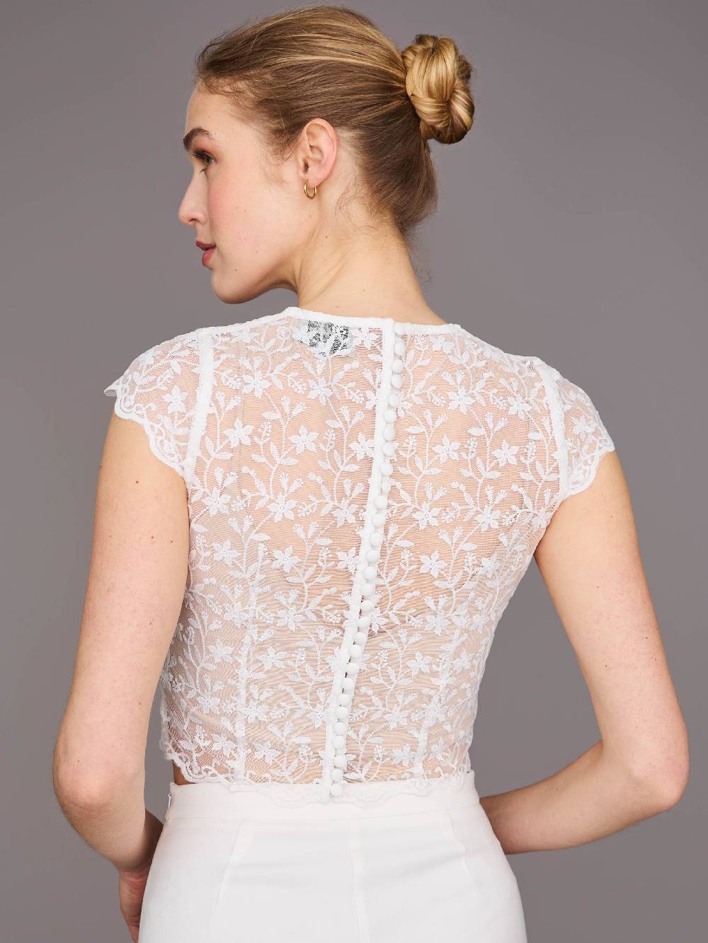 Limberry Cremefarbenes Braut-Top - ROSIE