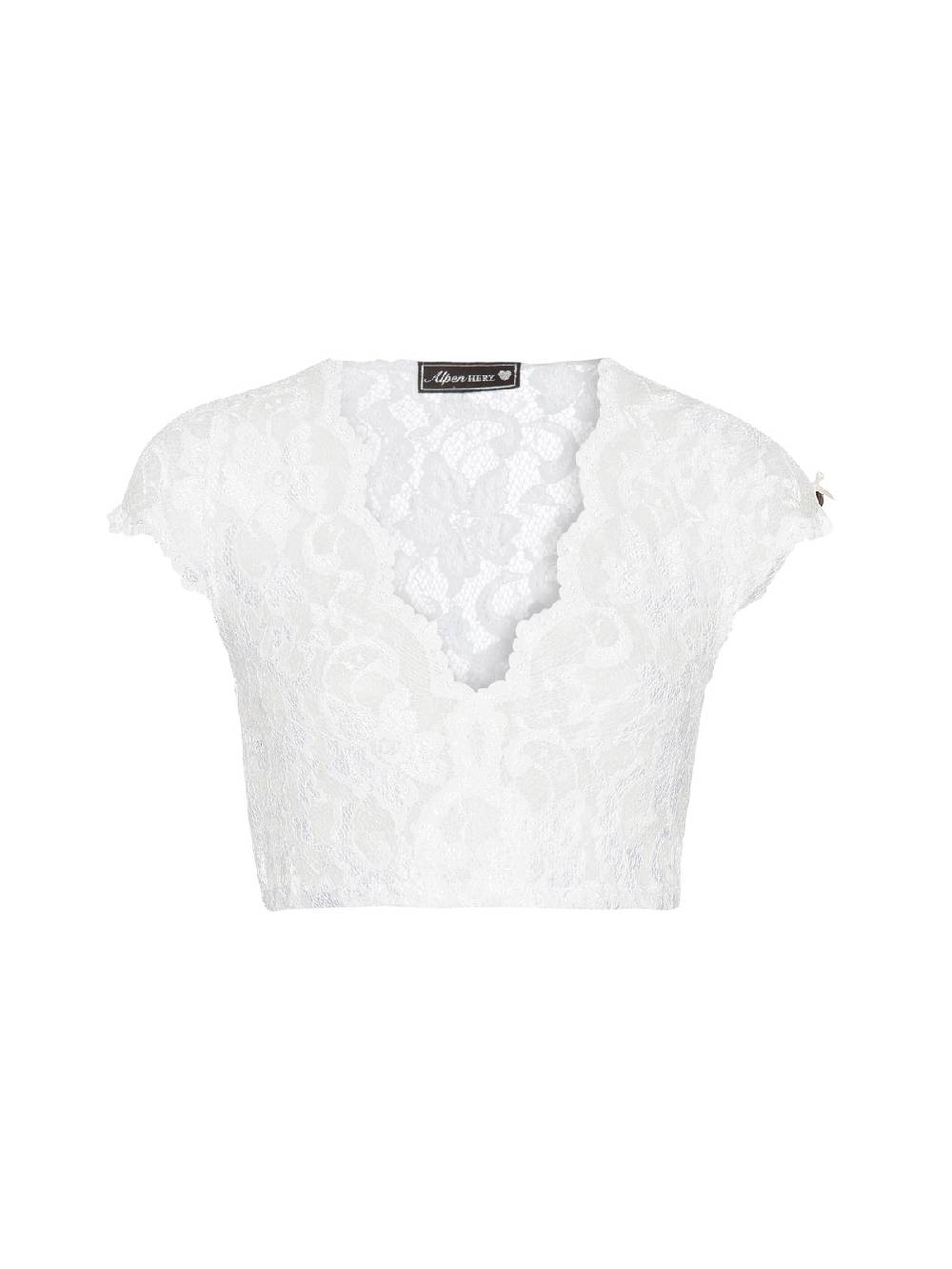 Limberry Cremeweiße Dirndbluse Aus Spitze - ANNA