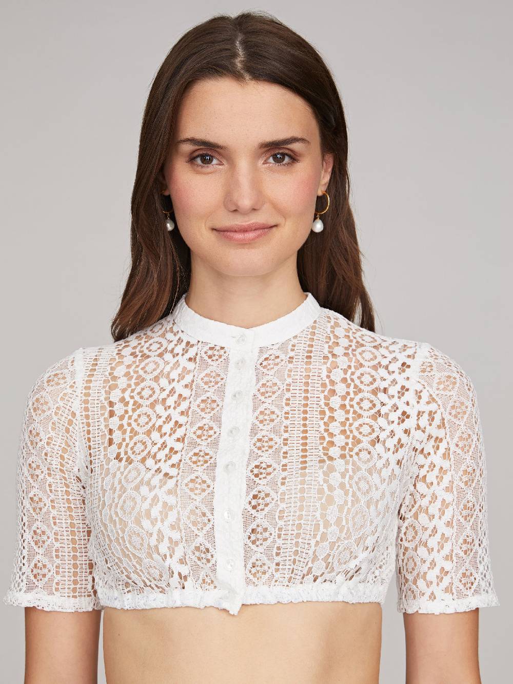 Limberry Cremeweiße Dirndlbluse - MILLA