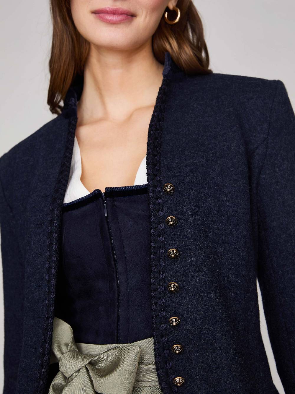 Limberry Dunkelblauer Walkjanker - AURORA