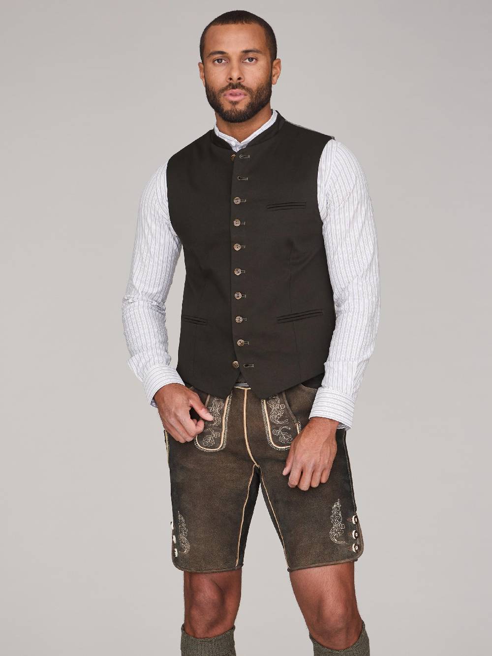 Limberry Dunkelbraune Lederhose - X-9820