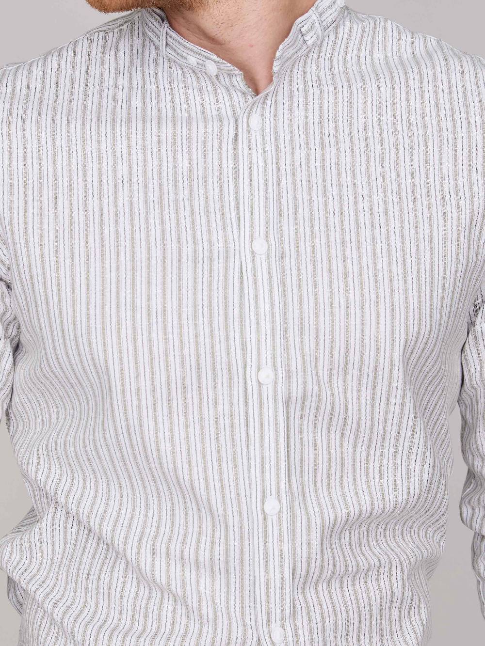 Limberry Gestreiftes Trachtenhemd - LENZ SCHWARZBLAU