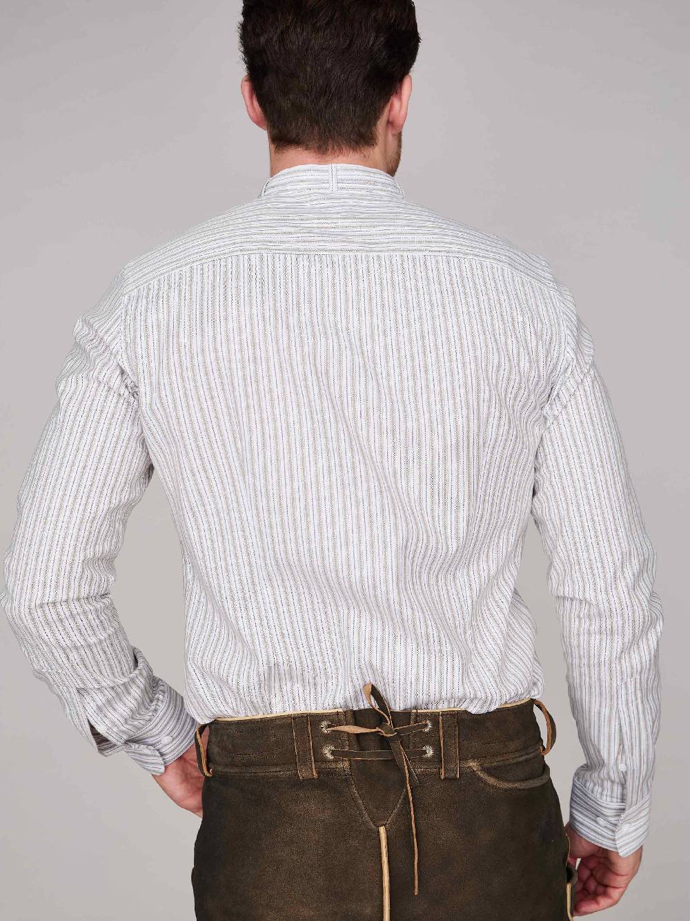 Limberry Gestreiftes Trachtenhemd - LENZ SCHWARZBLAU