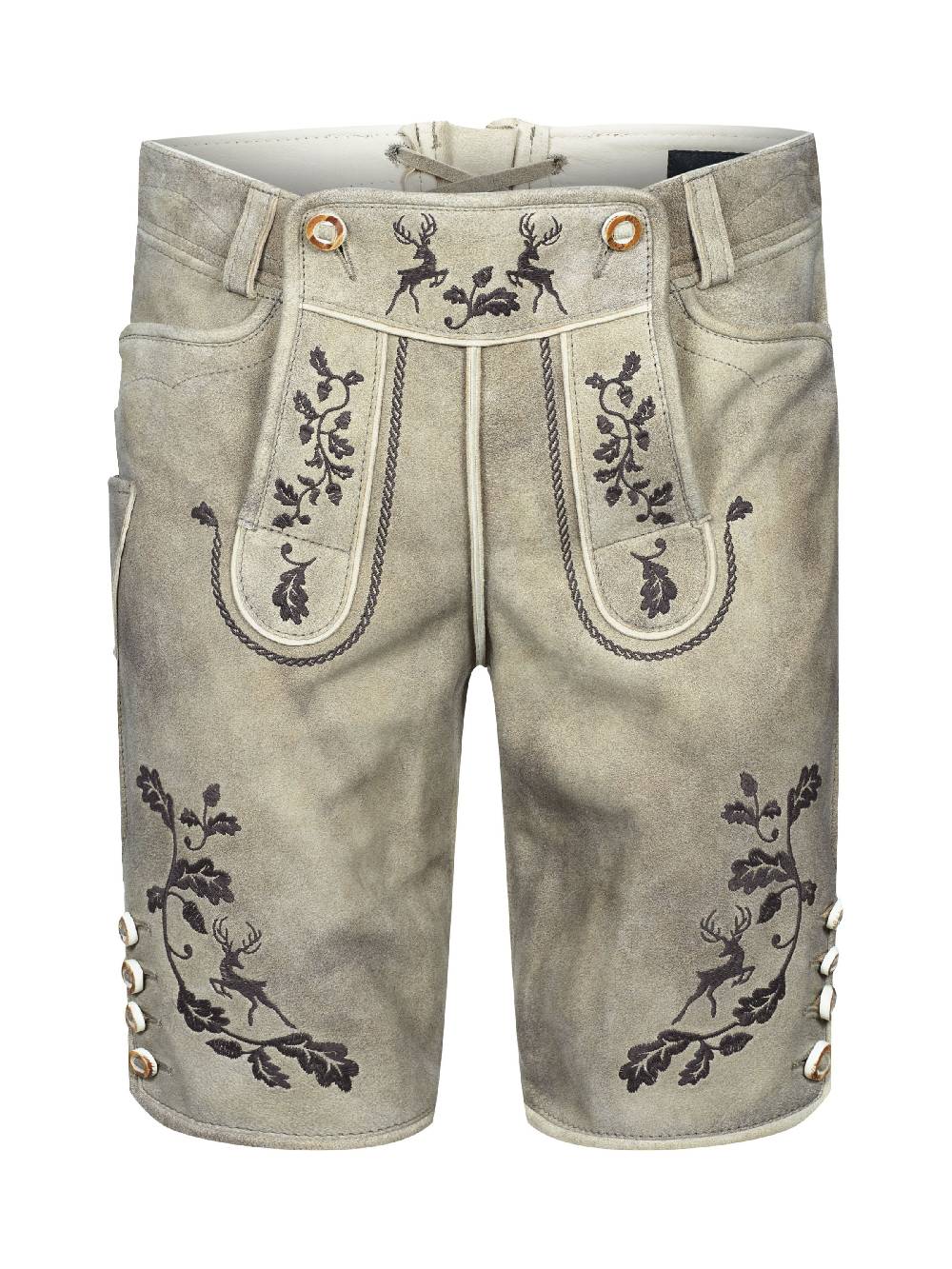 Limberry Graue Lederhose - FRANZ