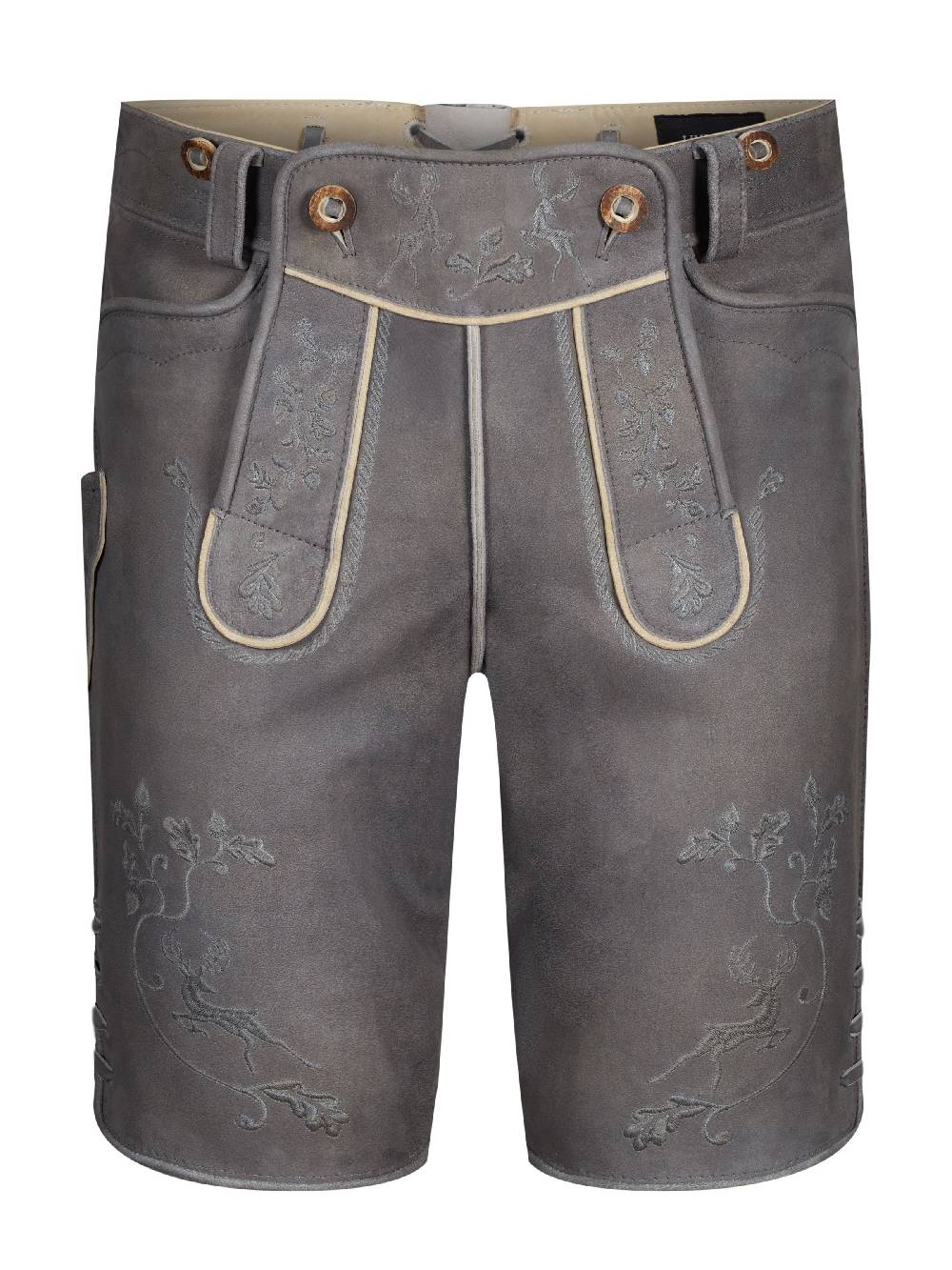 Limberry Graue Lederhose - VEIT GRAU