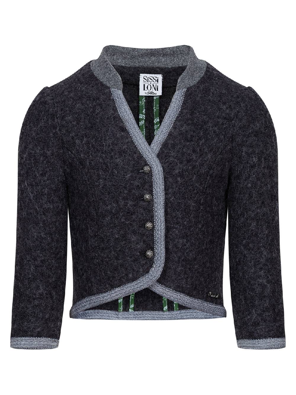 Limberry Grauer Walkjanker Für Kinder - GERDI GRAU