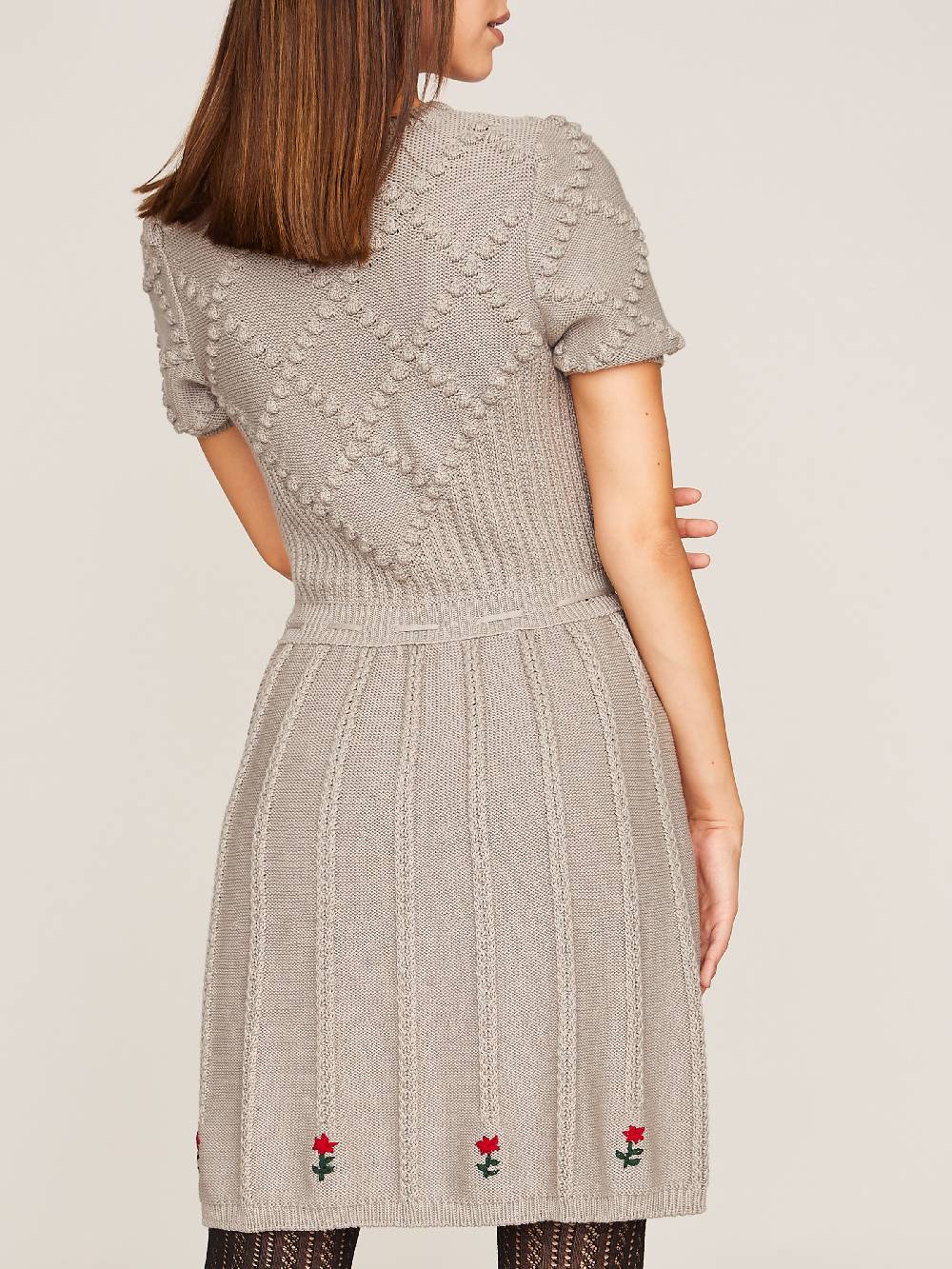 Limberry Graues Strickkleid - HEIDI