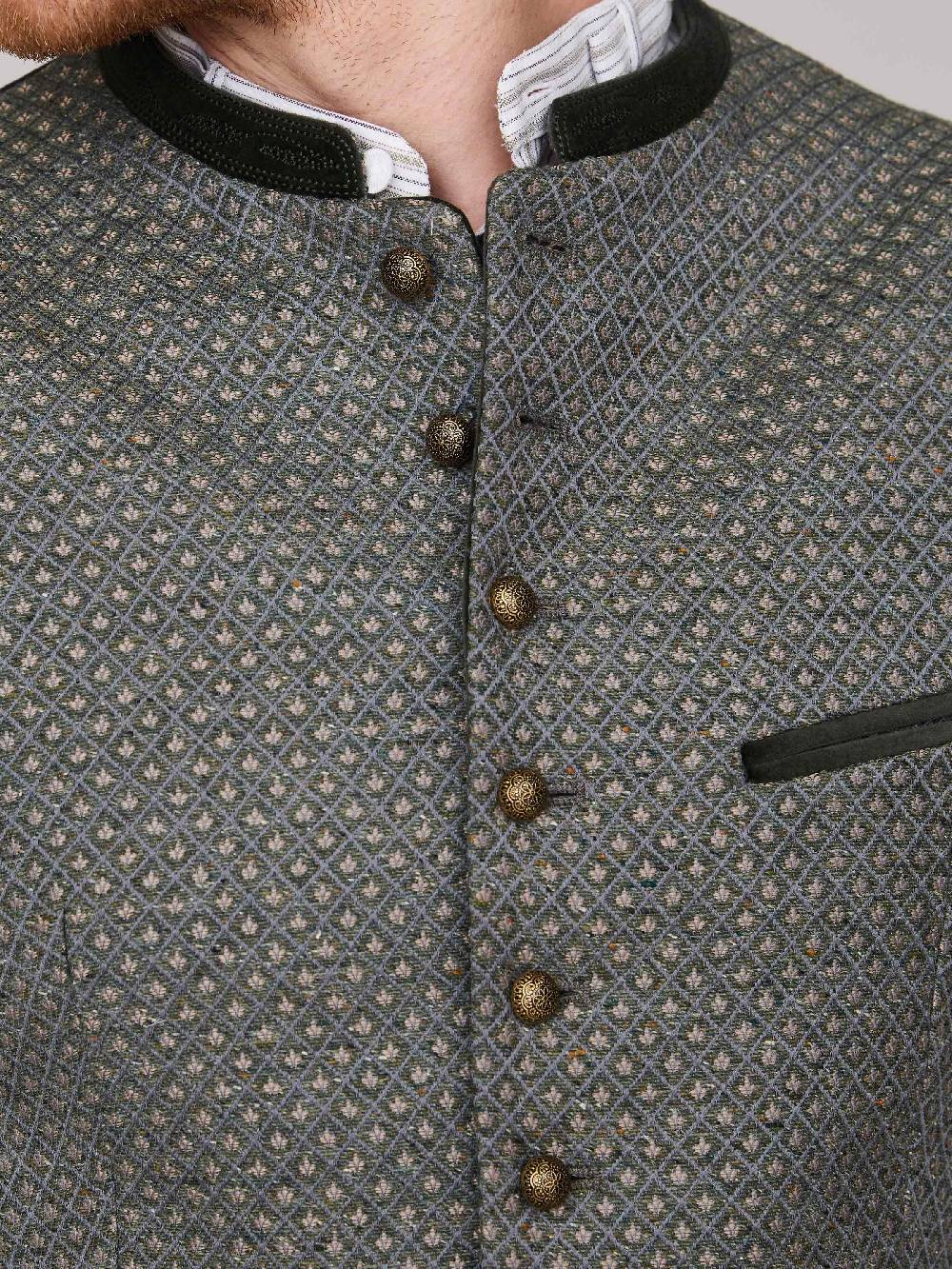 Limberry Grüne Trachtenweste - KONSTANTIN EUCALYPTUS