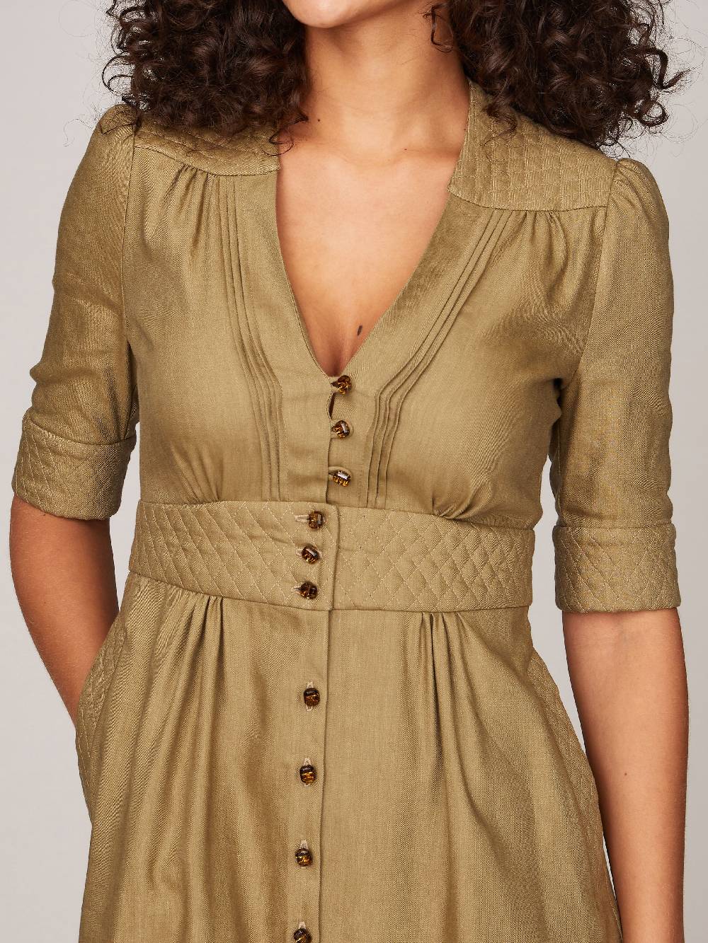 Limberry Grünes Kleid - AGATA HEUGRÜN