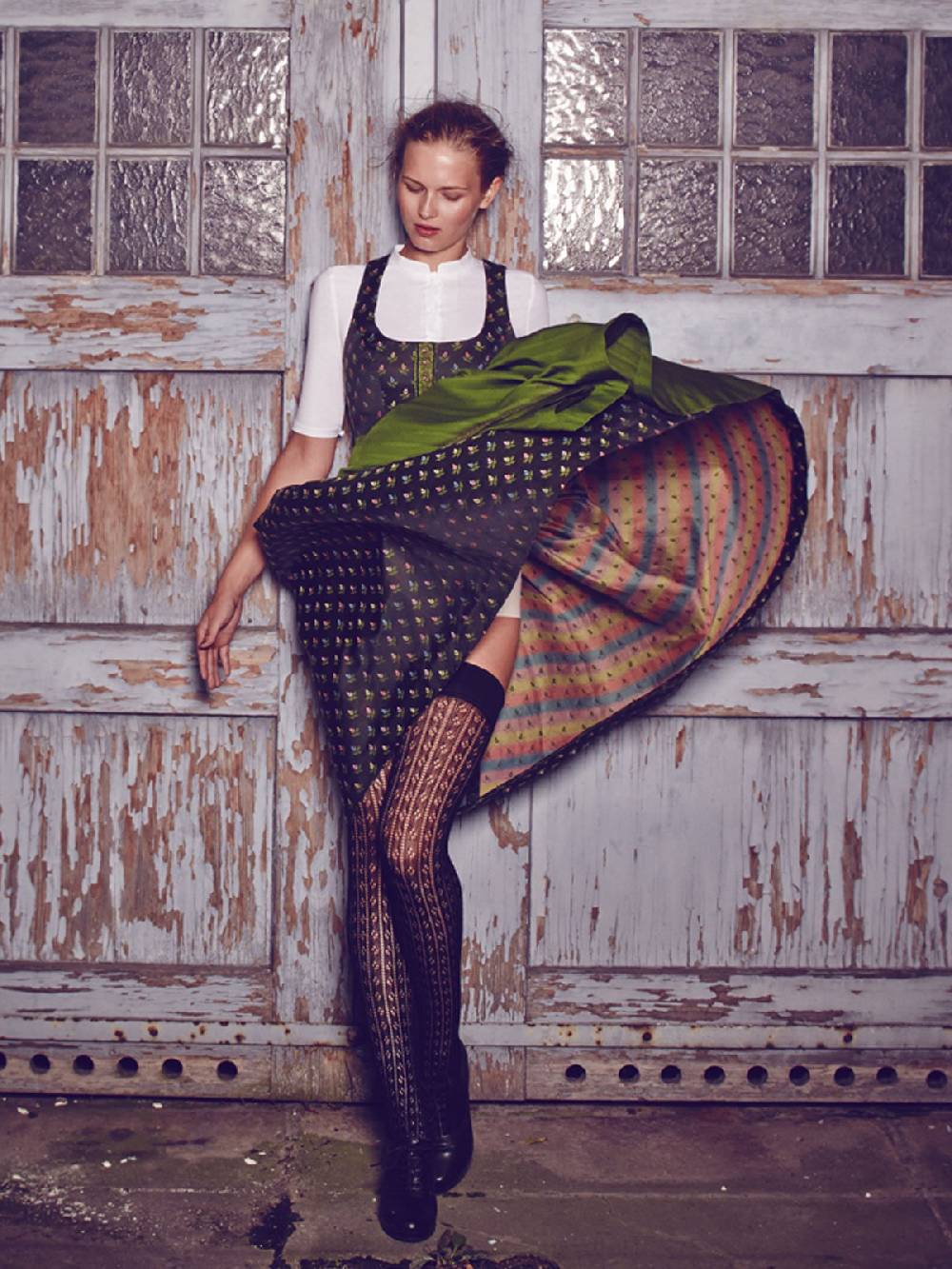 Limberry Halterlose Trachten Stümpfe - HALTERLOS