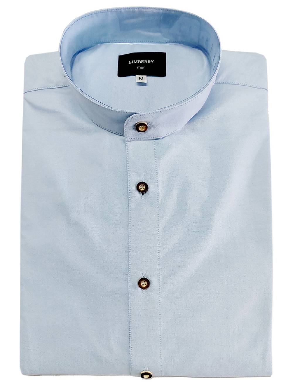 Limberry Hellbaues Trachtenhemd - OSKAR HELLBLAU