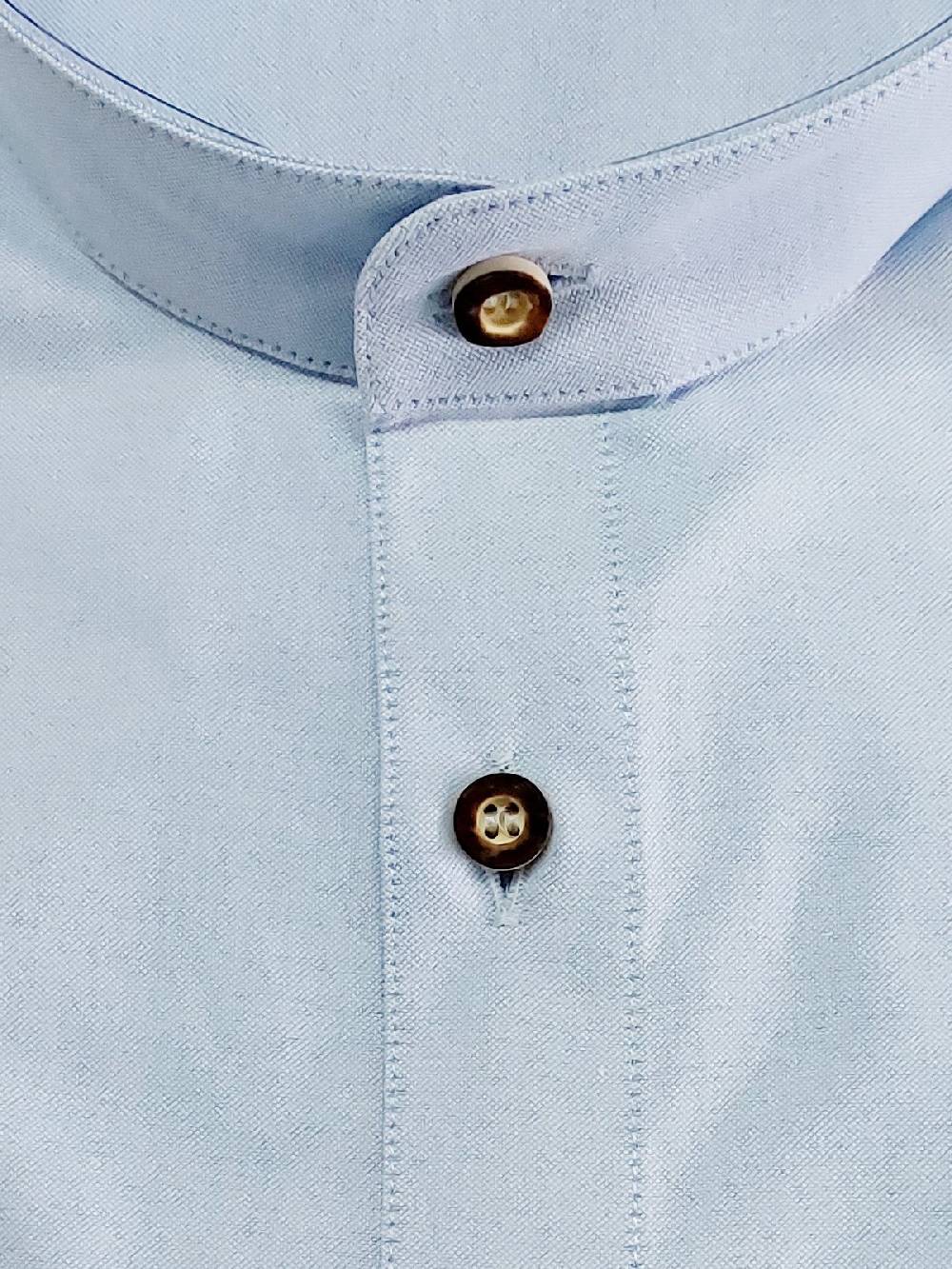 Limberry Hellbaues Trachtenhemd - OSKAR HELLBLAU