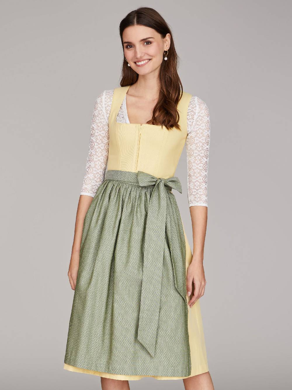 Limberry Hellgelbes Dirndl - ELAINE LIGHT YELLOW