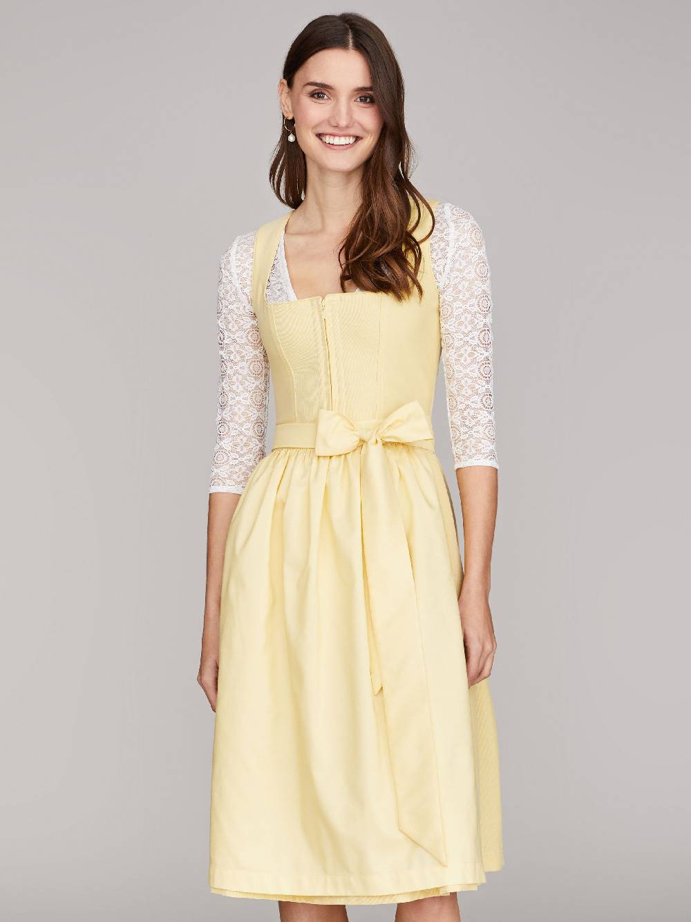 Limberry Hellgelbes Dirndl - ELAINE LIGHT YELLOW