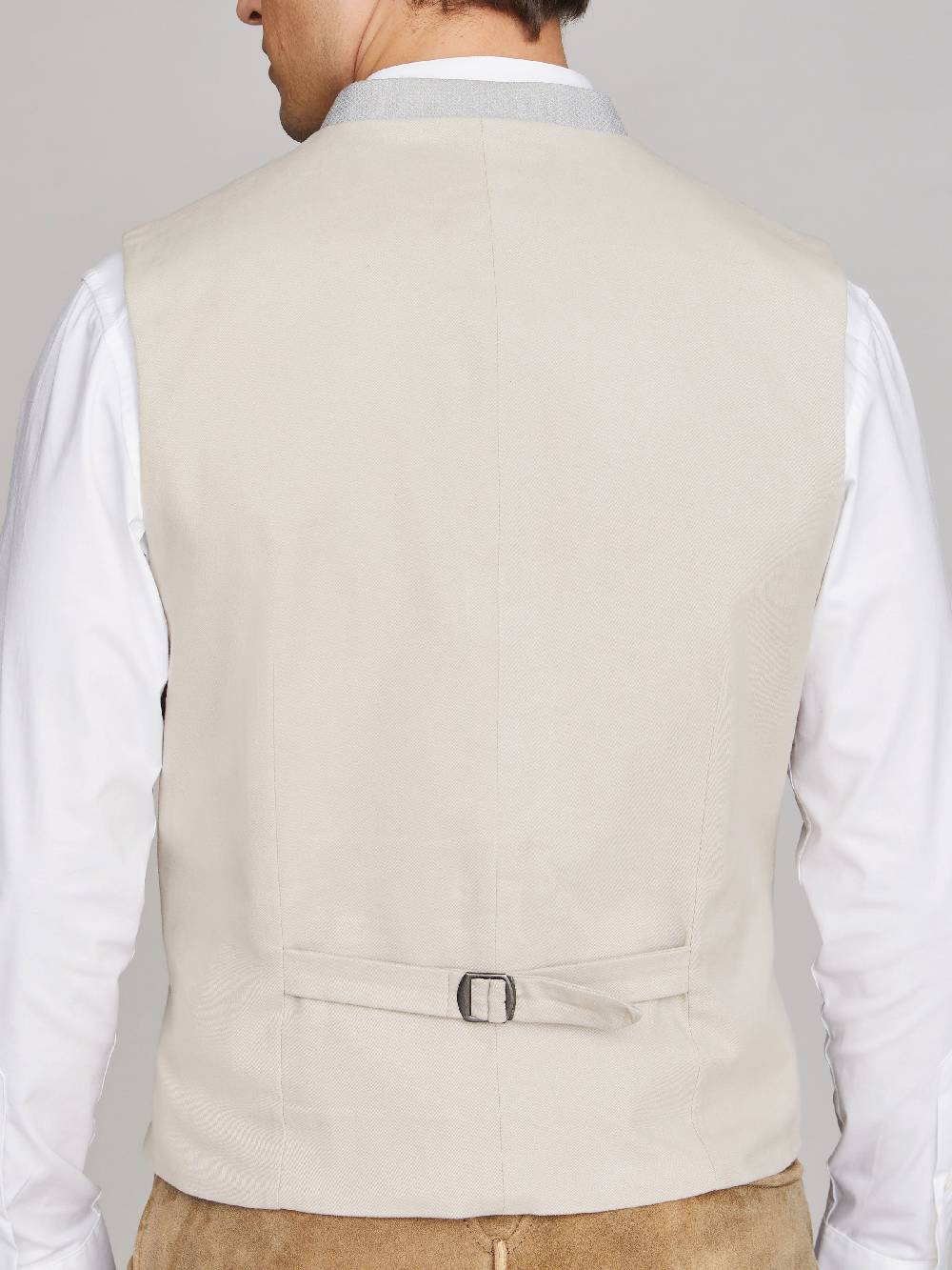 Limberry Hellgraue Trachtenweste - JULES CLOUDY GREY