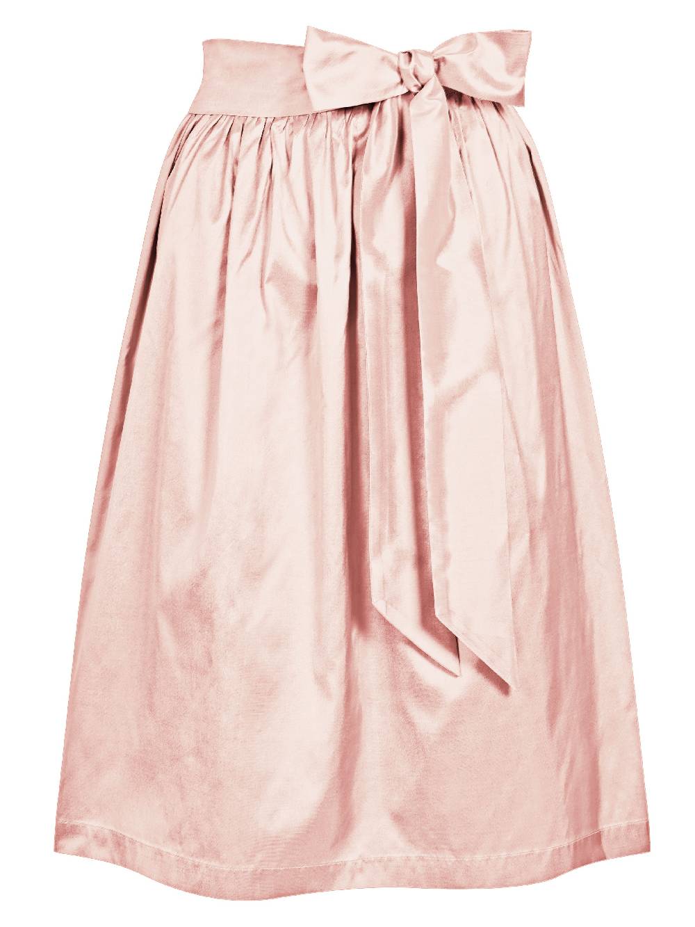 Limberry Hellrosa Dirndlschürze aus Seide - MARIE