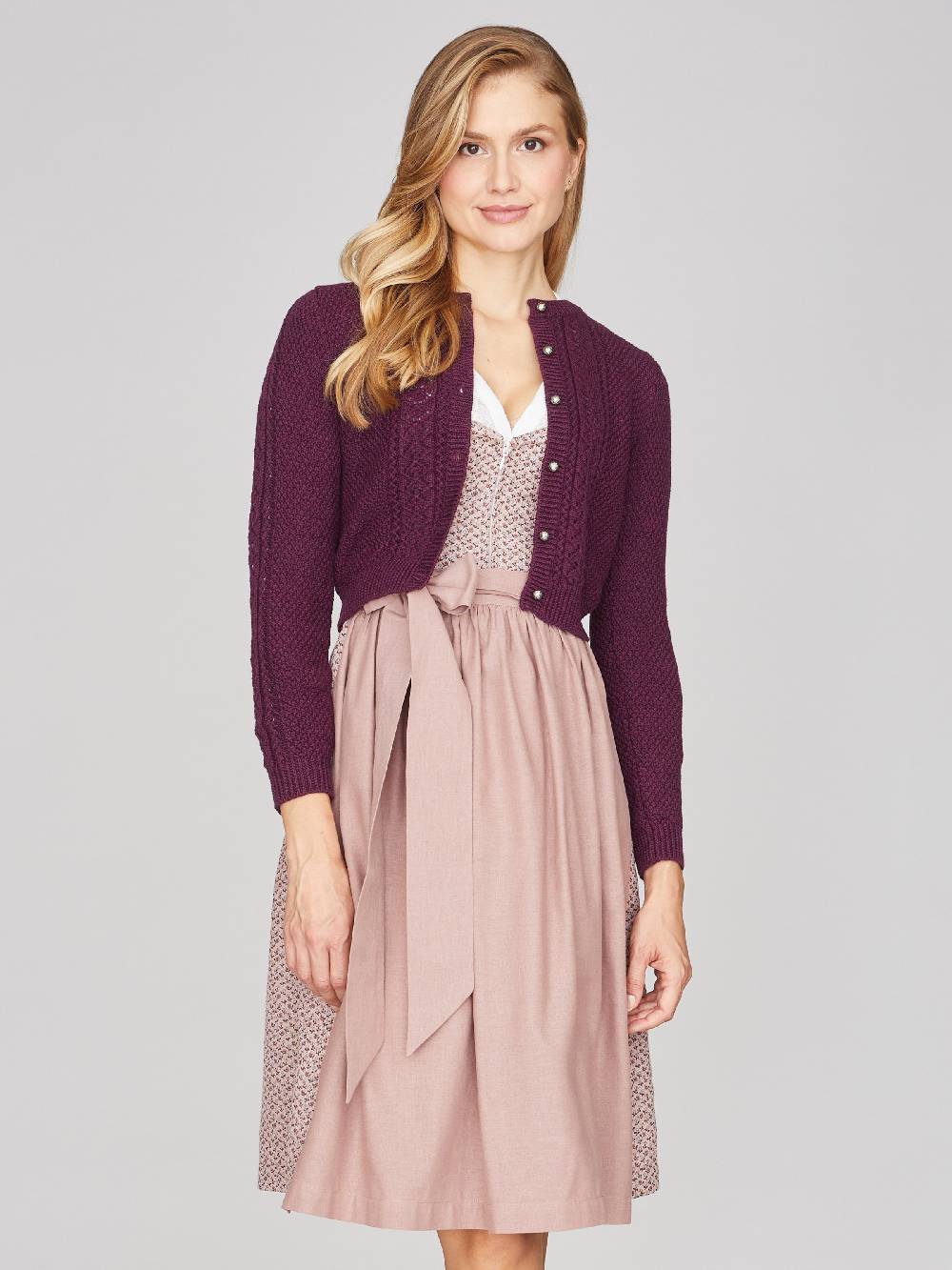 Limberry Himbeerrote Strickjacke - EVI