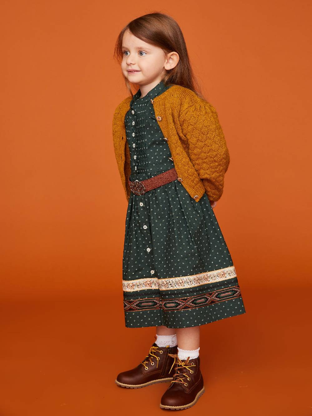 Limberry Kinderdirndl in Grün - ANNAMIRL GRÜN